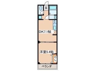 エクセルヴィラ小林の物件間取画像